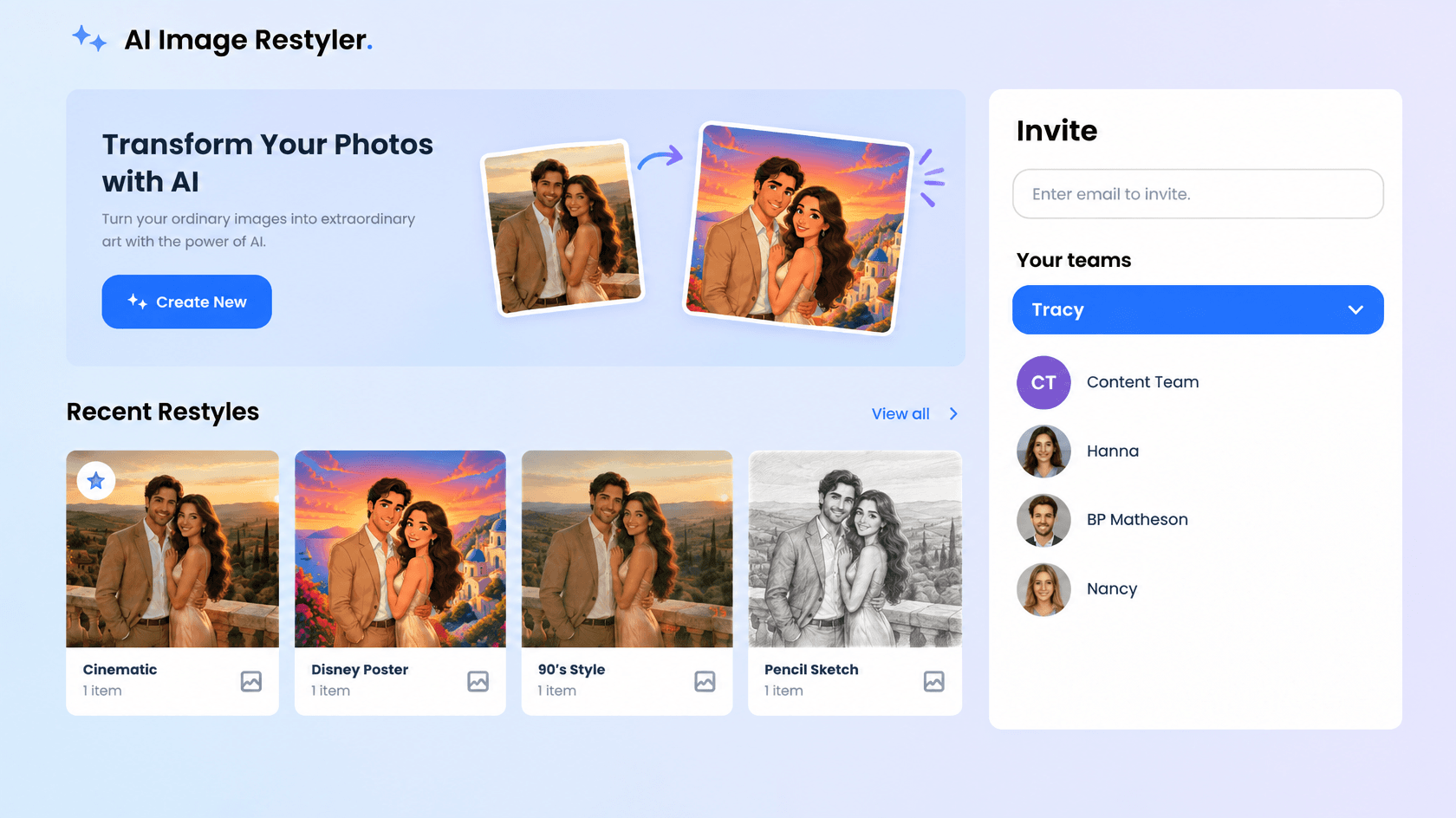 Explore Styles with Simple Natural-Language Prompts